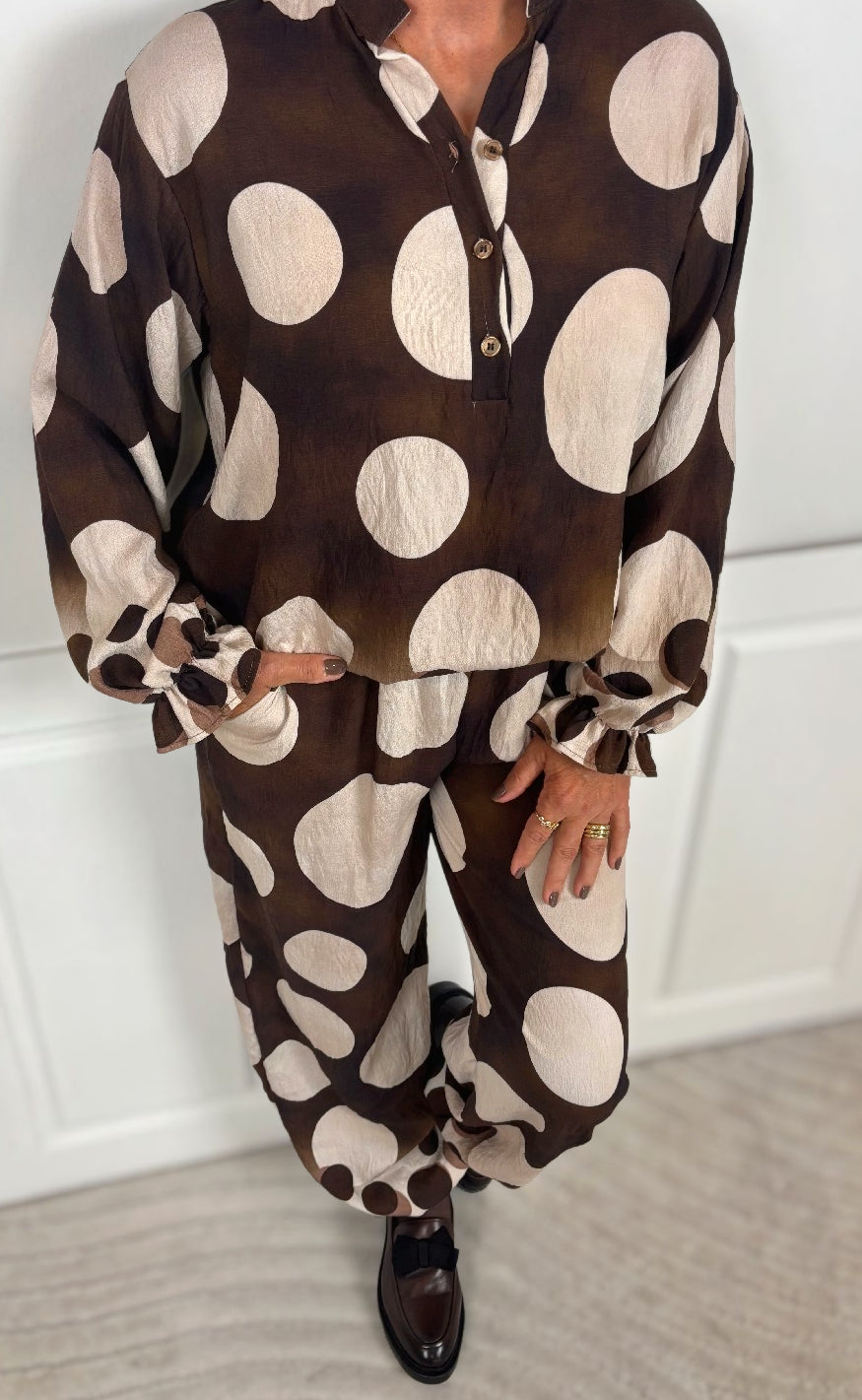 Marta Du Chateau Bluse - Aspen - Marrone