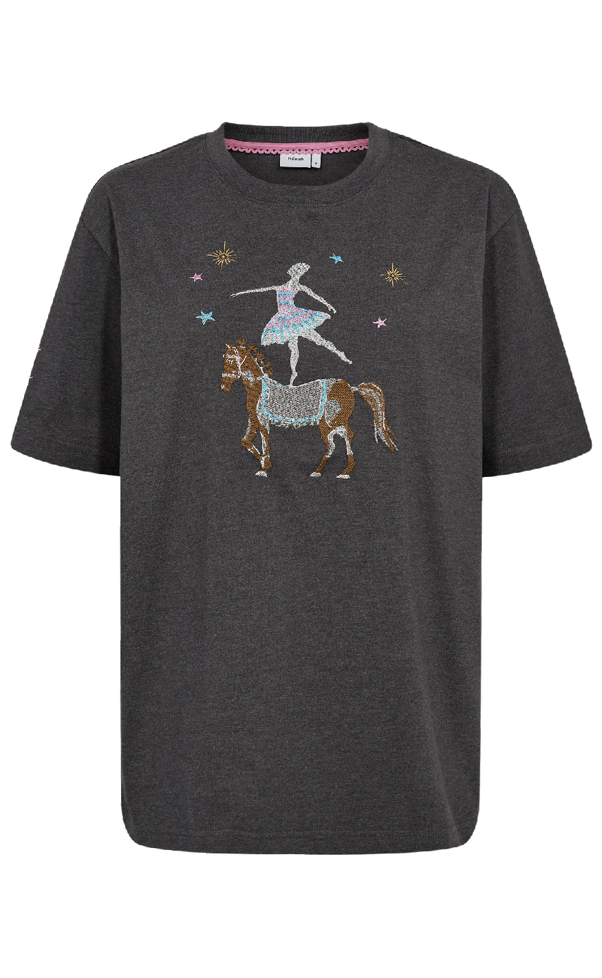 Nümph T-shirt - Prima - Dark Grey Melange