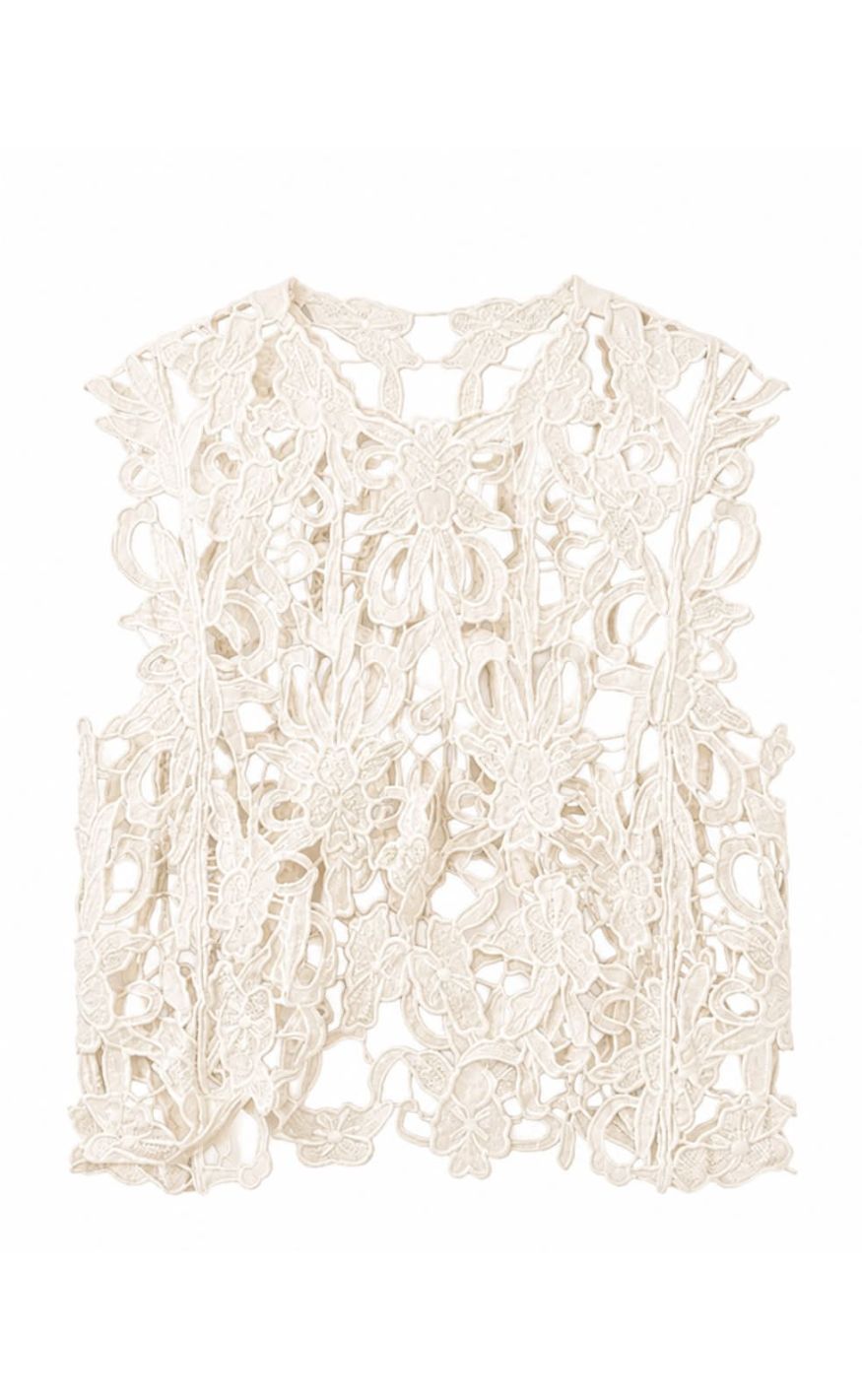 Tim & Simonsen Topp - Gudrun Lace - Ivory