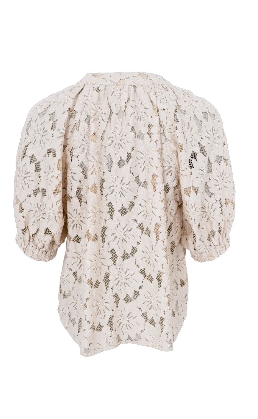 Black Colour Bluse - Nelly Flower - Champange