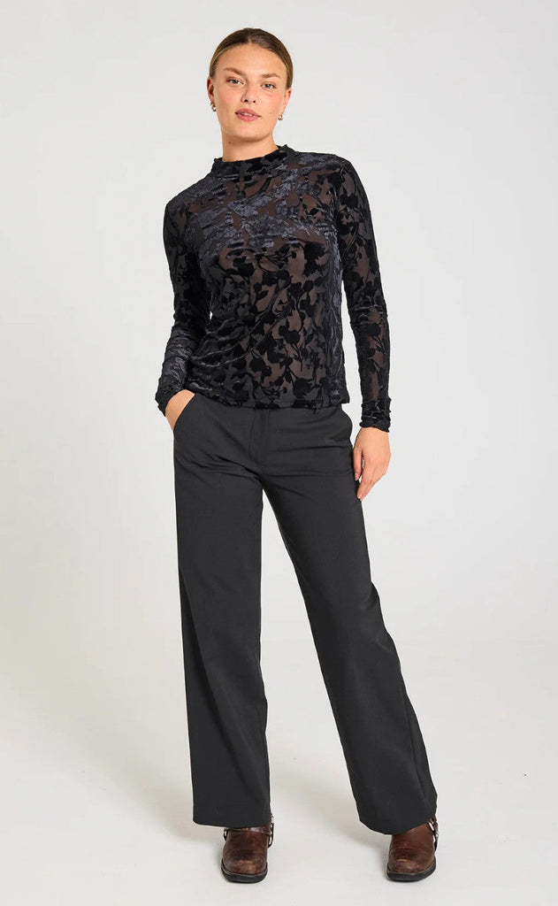 Freequent Bukser - Isadora - Black