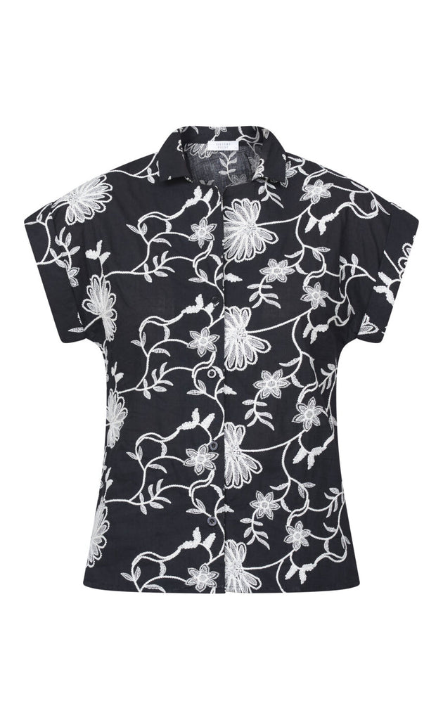 Sisters Point Skjorte - Neva-SH1 - Black/Cream