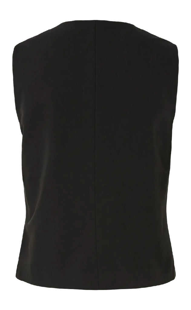 Pieces Topp - Frida Tie - Black