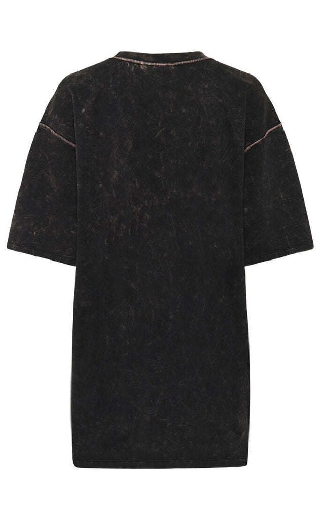 Gestuz T-shirt - Neia - Black Brown Washed