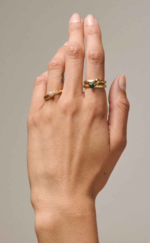 Enamel Copenhagen Ring - Airel - Guld