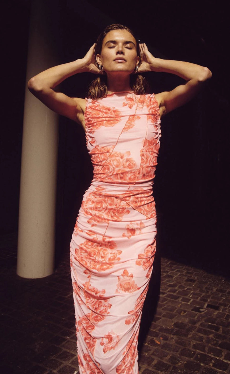 Noella Kjole - Sutton - Rose Print