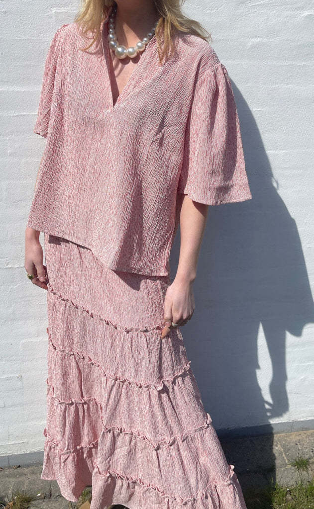 Love & Divine Skjørt - Love1326 - Red/White Stripe