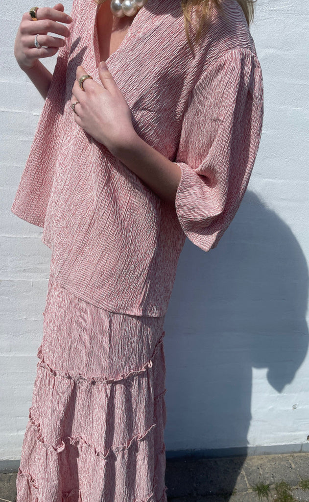 Love & Divine Skjørt - Love1326 - Red/White Stripe