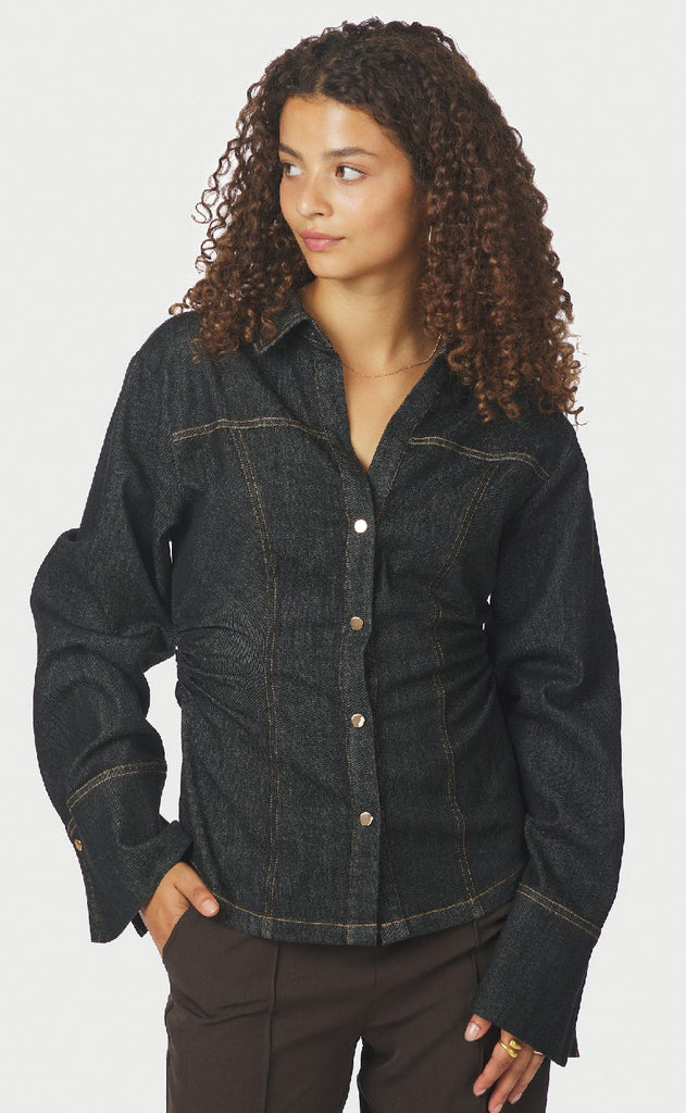 Neo Noir Skjorte - Rabia Denim - Black