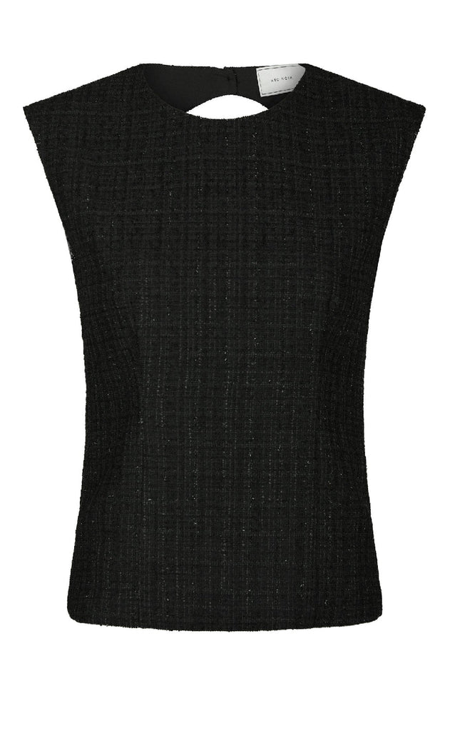 Neo Noir Bluse - Rafli - Black