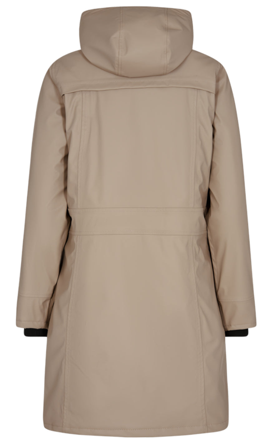 Freequent Jakke - Rain - Desert Taupe
