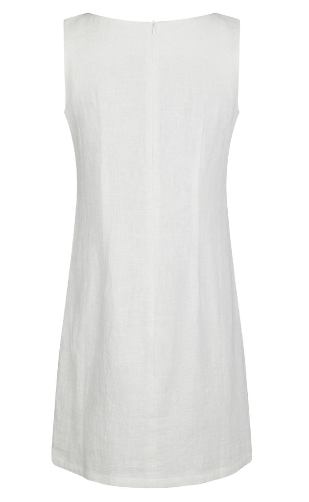 Neo Noir Kjole - Bruna Ramie - Off White