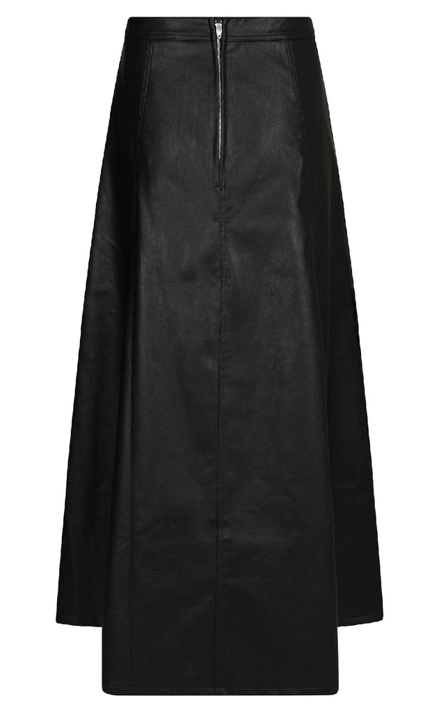 Neo Noir Skjørt - Raya Faux - Black