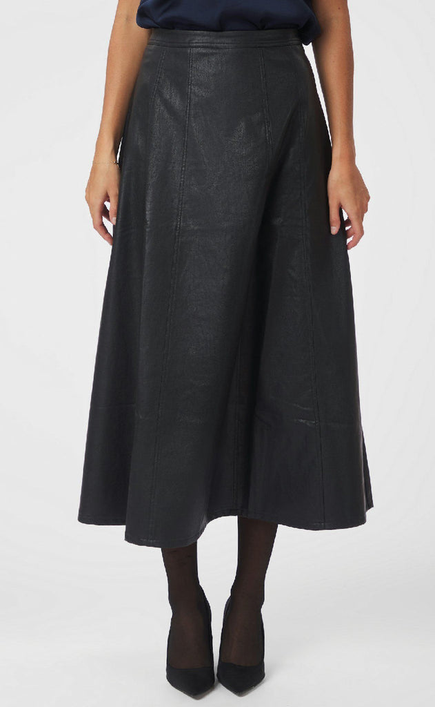 Neo Noir Skjørt - Raya Faux - Black