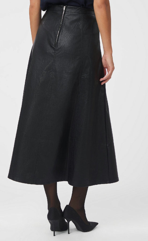 Neo Noir Skjørt - Raya Faux - Black