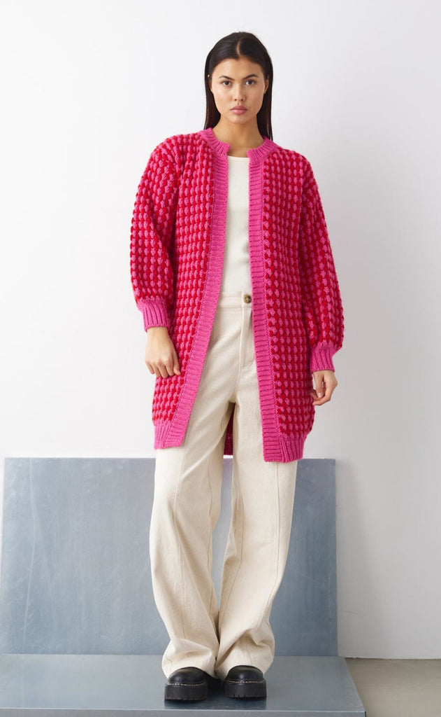 Noella Cardigan - Gio - Pink Red Mix