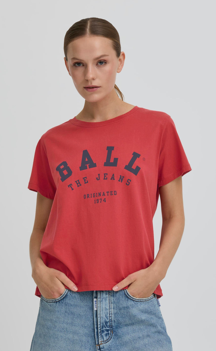 BALL Original T-shirt - Maldini - Rythmic Red