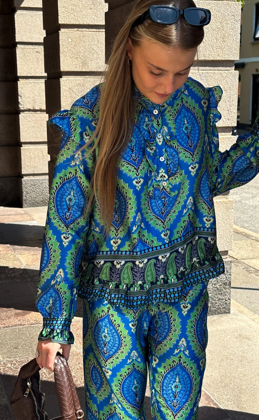 Noella Bluse - Reno - Trisha Blue Print