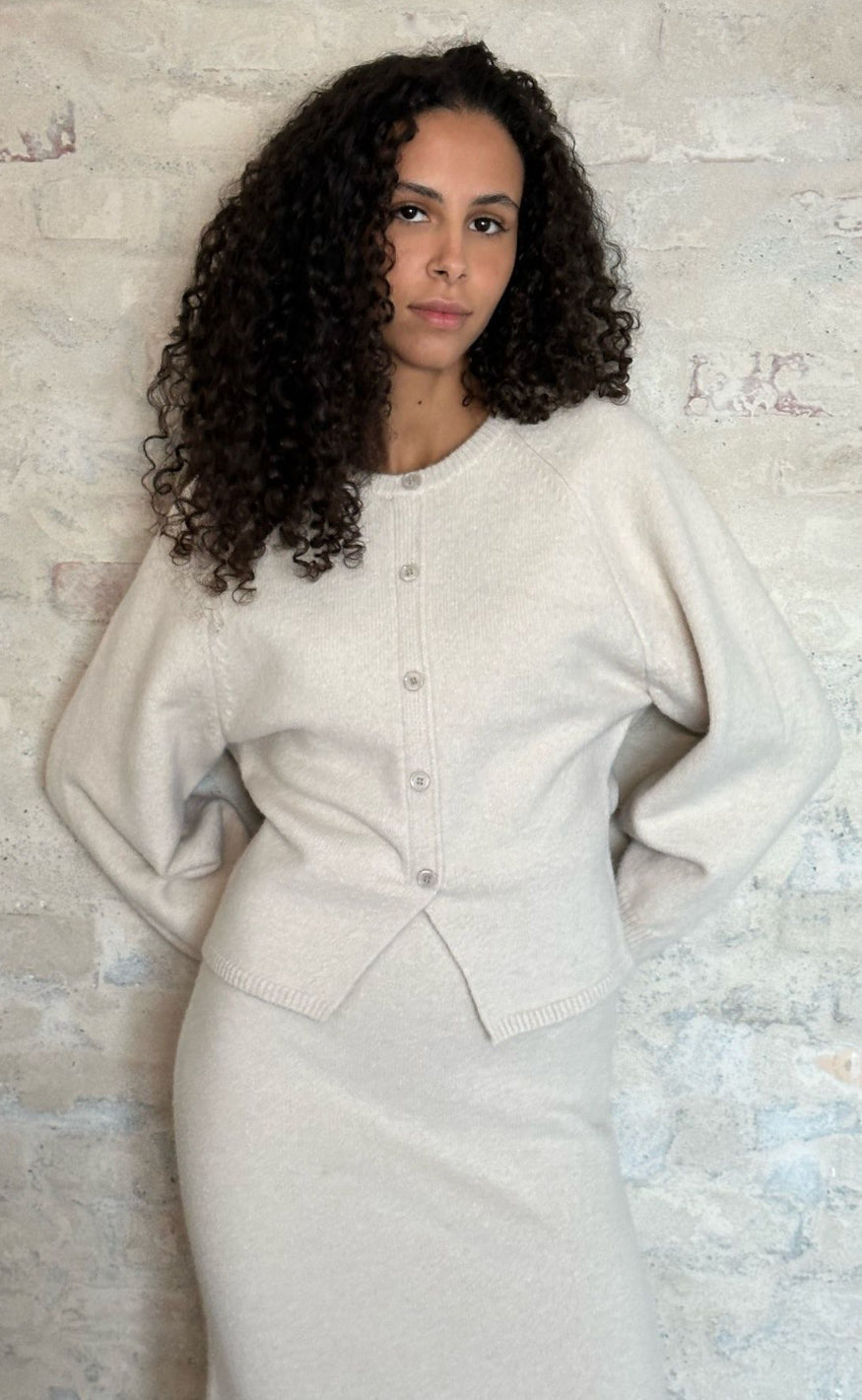Neo Noir Bluse - Rex - Ivory