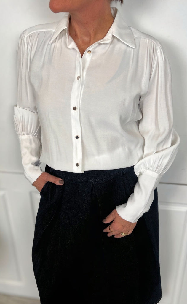 Marta Du Chateau Skjorte - Rhea - Offwhite