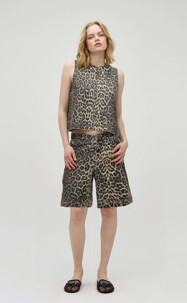 Global Funk Shorts - Talina - Leopard Mist