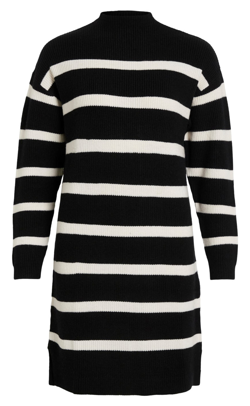 VILA Kjole - Ril - Black/White