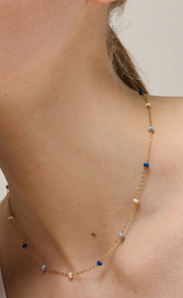 ENAMEL Copenhagen Halskjede - Lola Bold - Marine