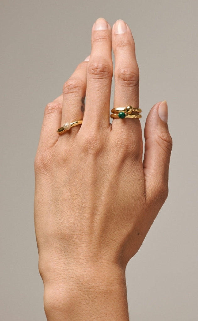 ENAMEL Copenhagen Ring - Ariel - Gold Colour