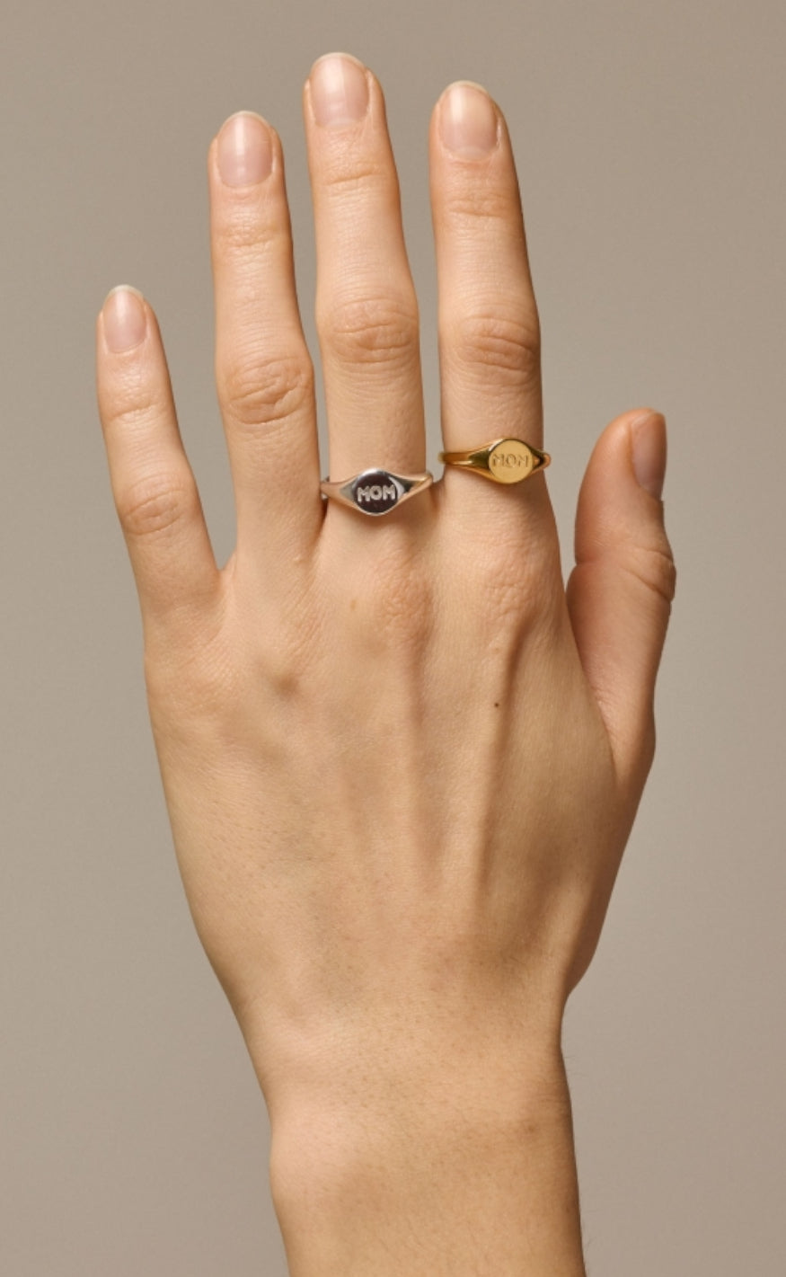 ENAMEL Copenhagen Ring - Mom Signet - Gold