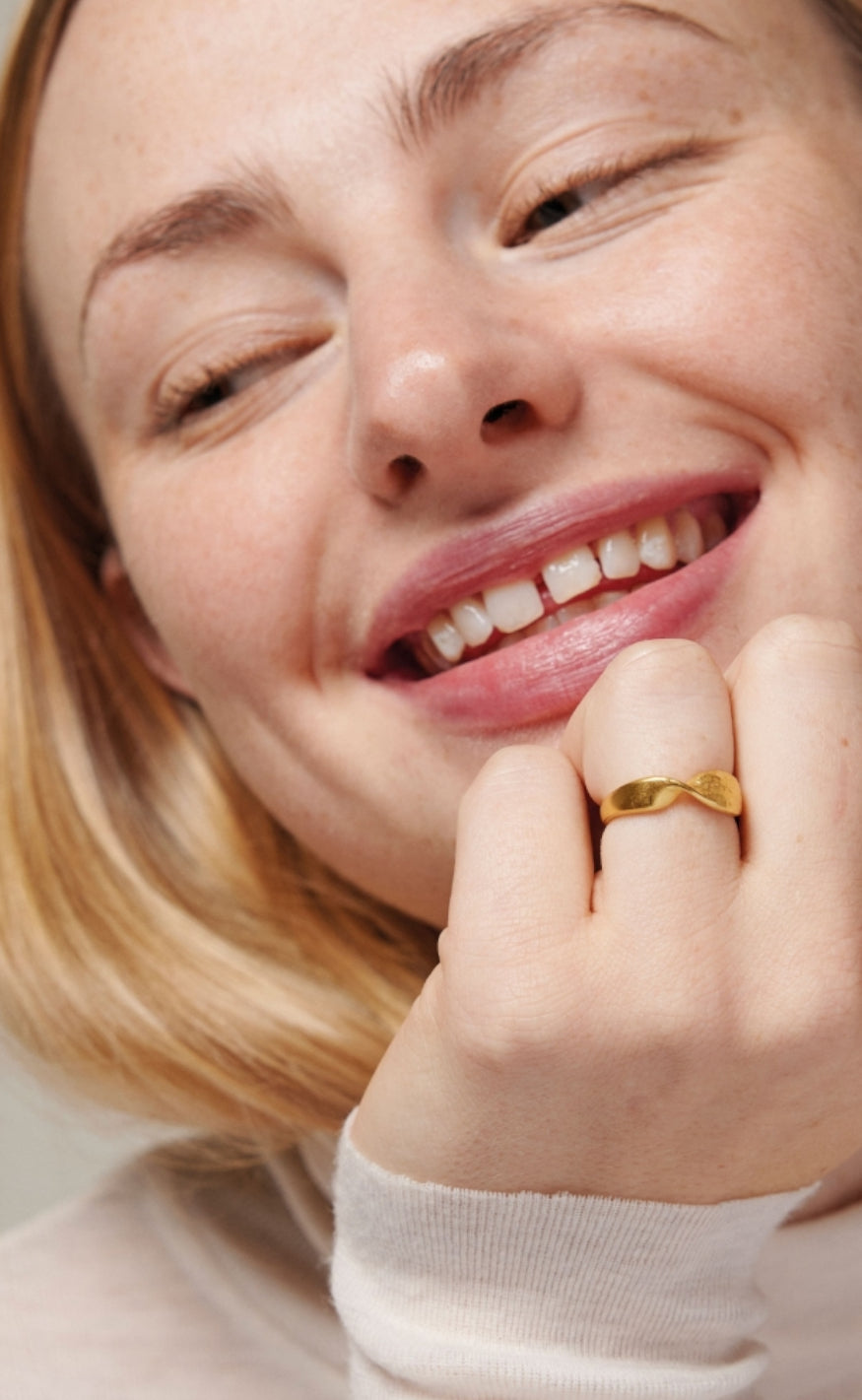 ENAMEL Copenhagen Ring - Adele - Gold