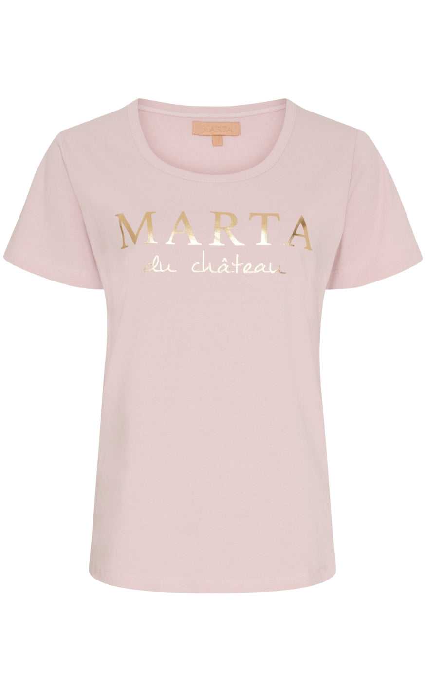 Marta Du Chateau T-shirt - Jeanette -  Old Rose