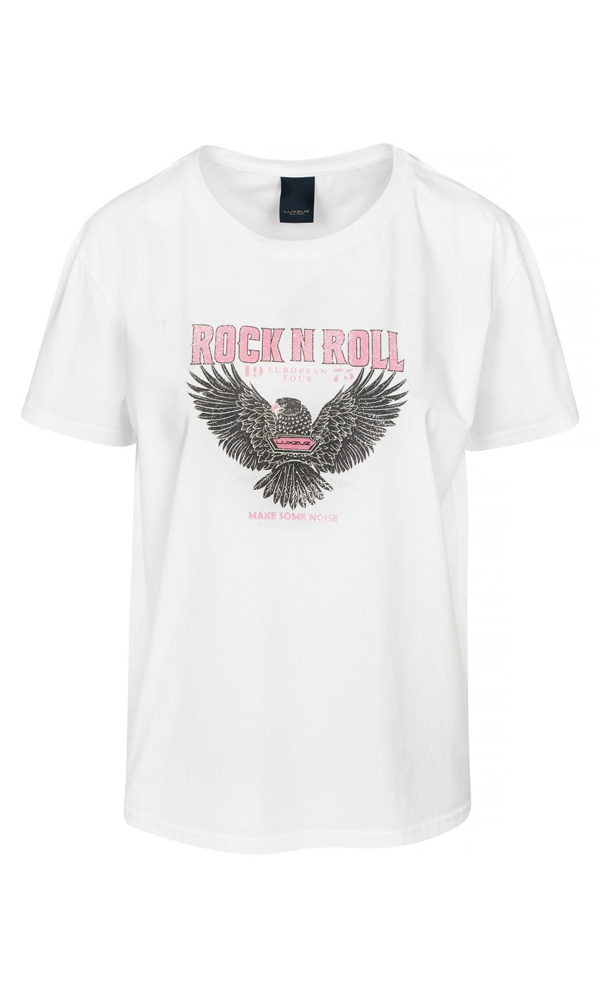 Luxzuz T-shirt - Rock - White