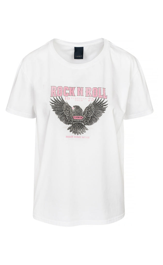 Luxzuz T-shirt - Rock - White