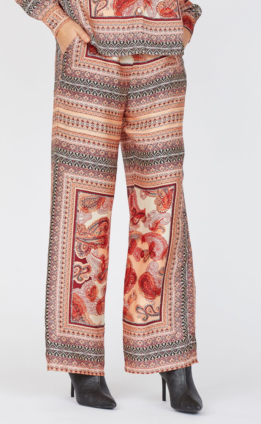 Love & Divine Bukser - Love1024-7 - Red Scarf