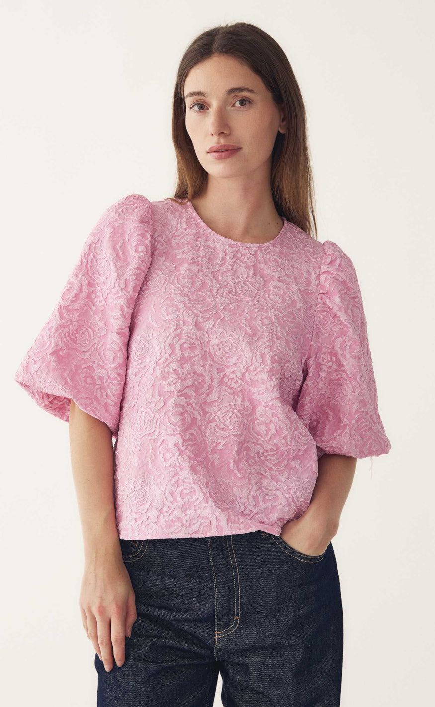 Noella Bluse - Shelly - Baby Pink