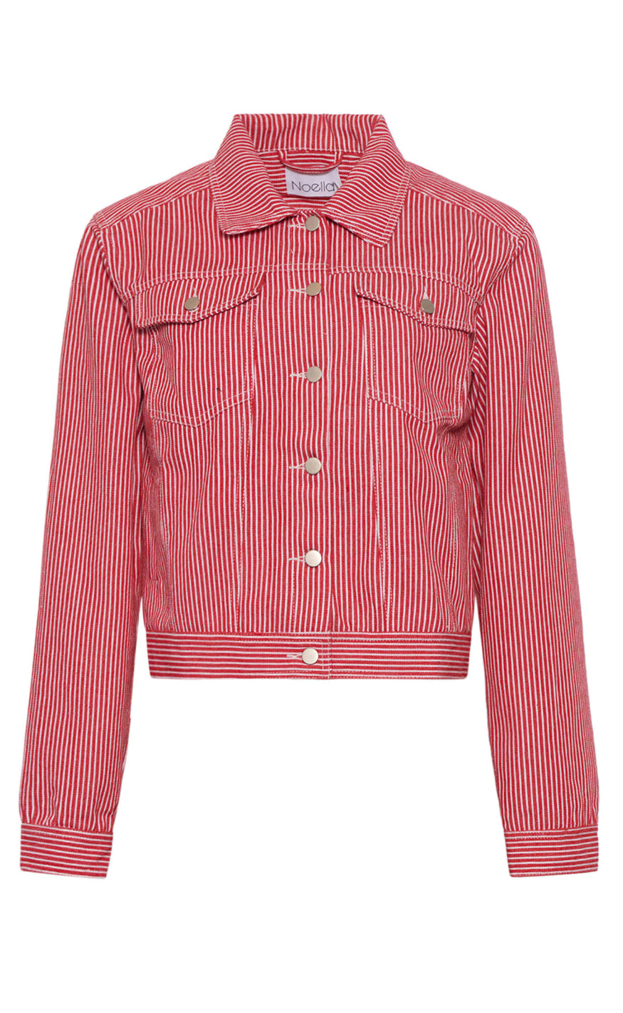 Noella Jakke - Sawyer - Red/White Stripe