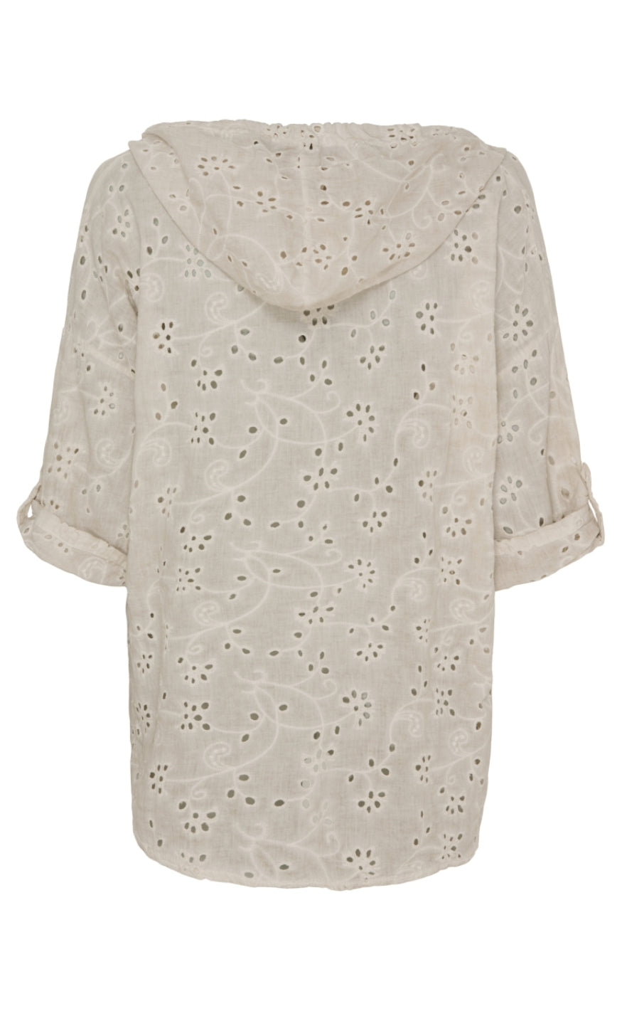 Marta Du Chateau Bluse - 55656 Romana - Beige Cold Wash