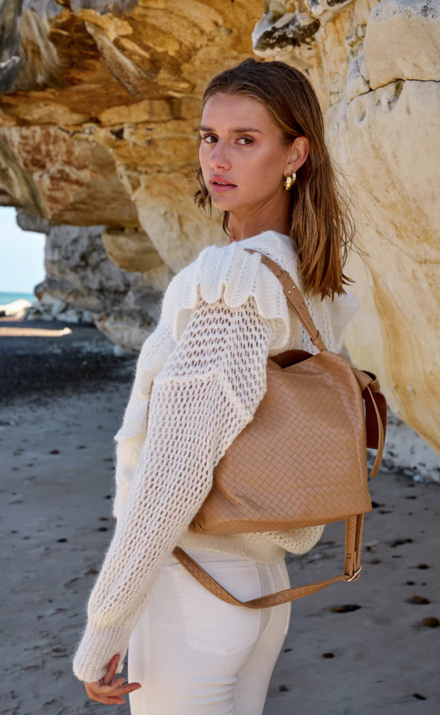 Noella Cardigan - Rosa - Cream