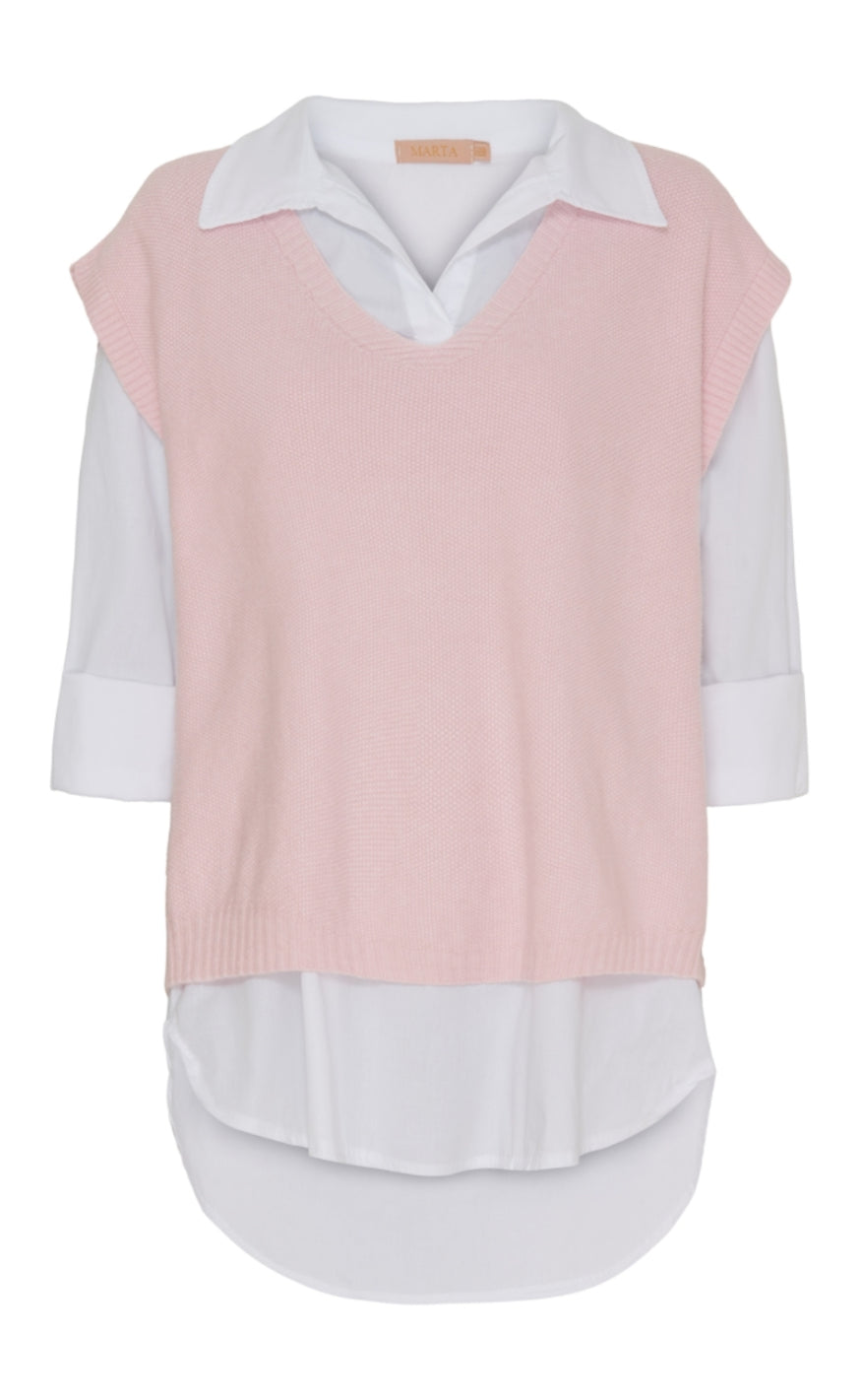 Marta Du Chateau Skjorte - 80389 Norah - Rosa