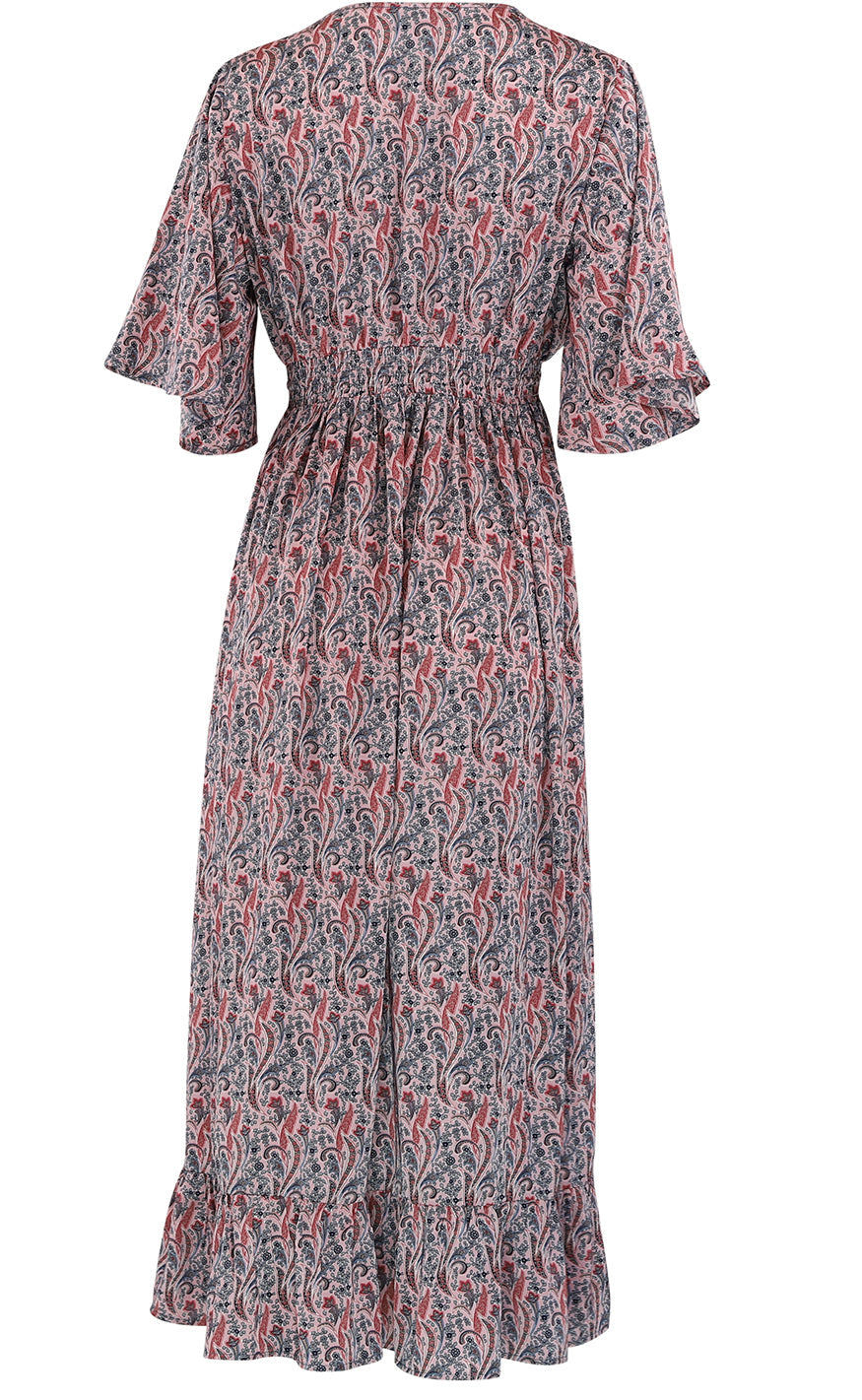 Continue Kjole - Thilde - Rose Paisley