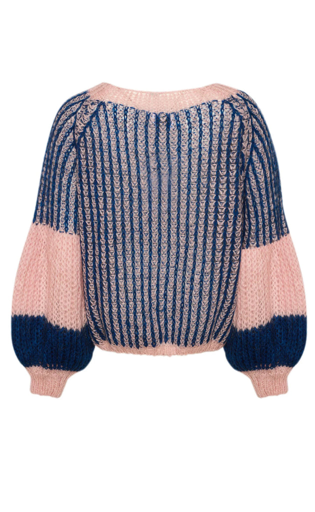 Noella Cardigan - Liana - Rose/Navy