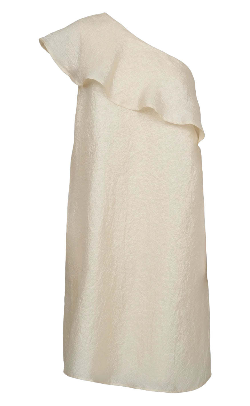 Liberte Kjole - Rose Offshoulder - Creme