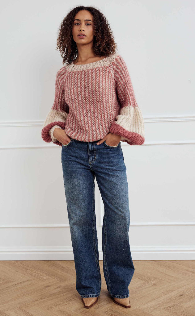 Noella GenserGenser - Liana Knit - Rose Cream