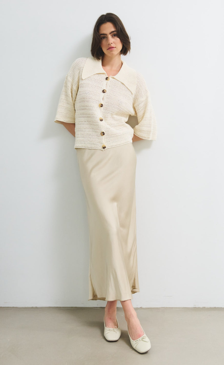 Noella Skjørt - Kenya - Cashmere Beige