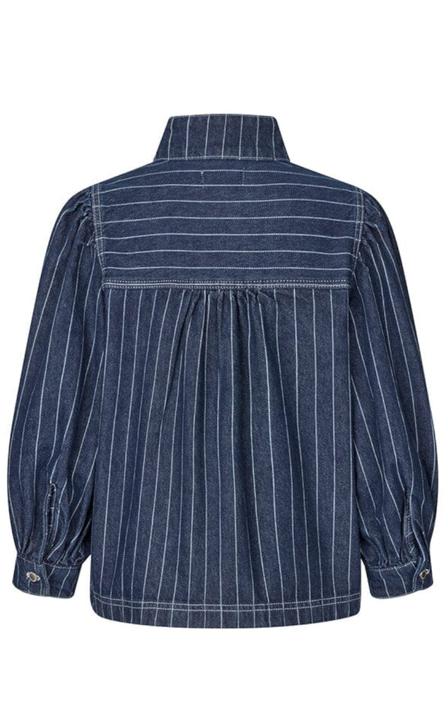 Global Funk Skjorte - Nanaya-G - Navy Pinstripe