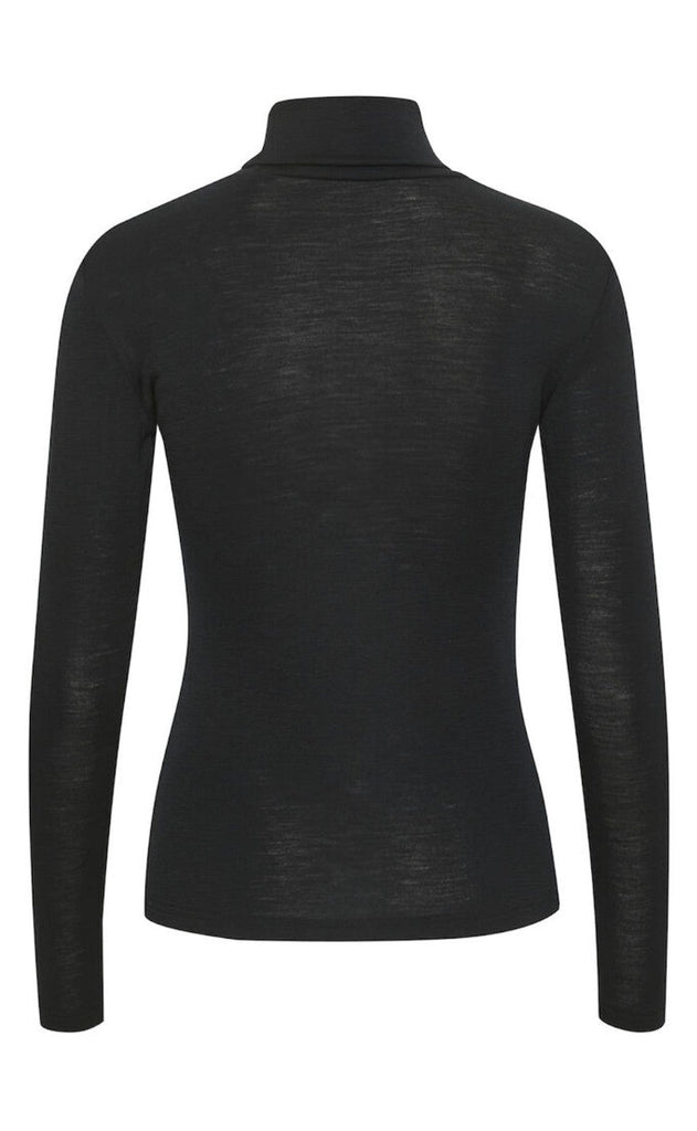 Gestuz Genser - Ninia Rollneck - Black