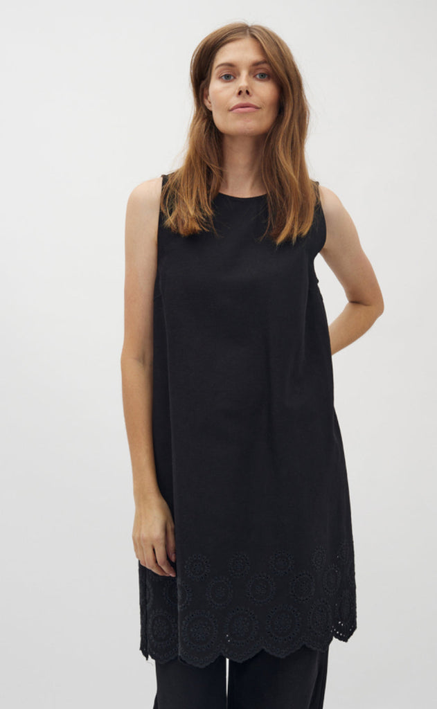 Global Funk Topp - Rihne Scallop-G - Black