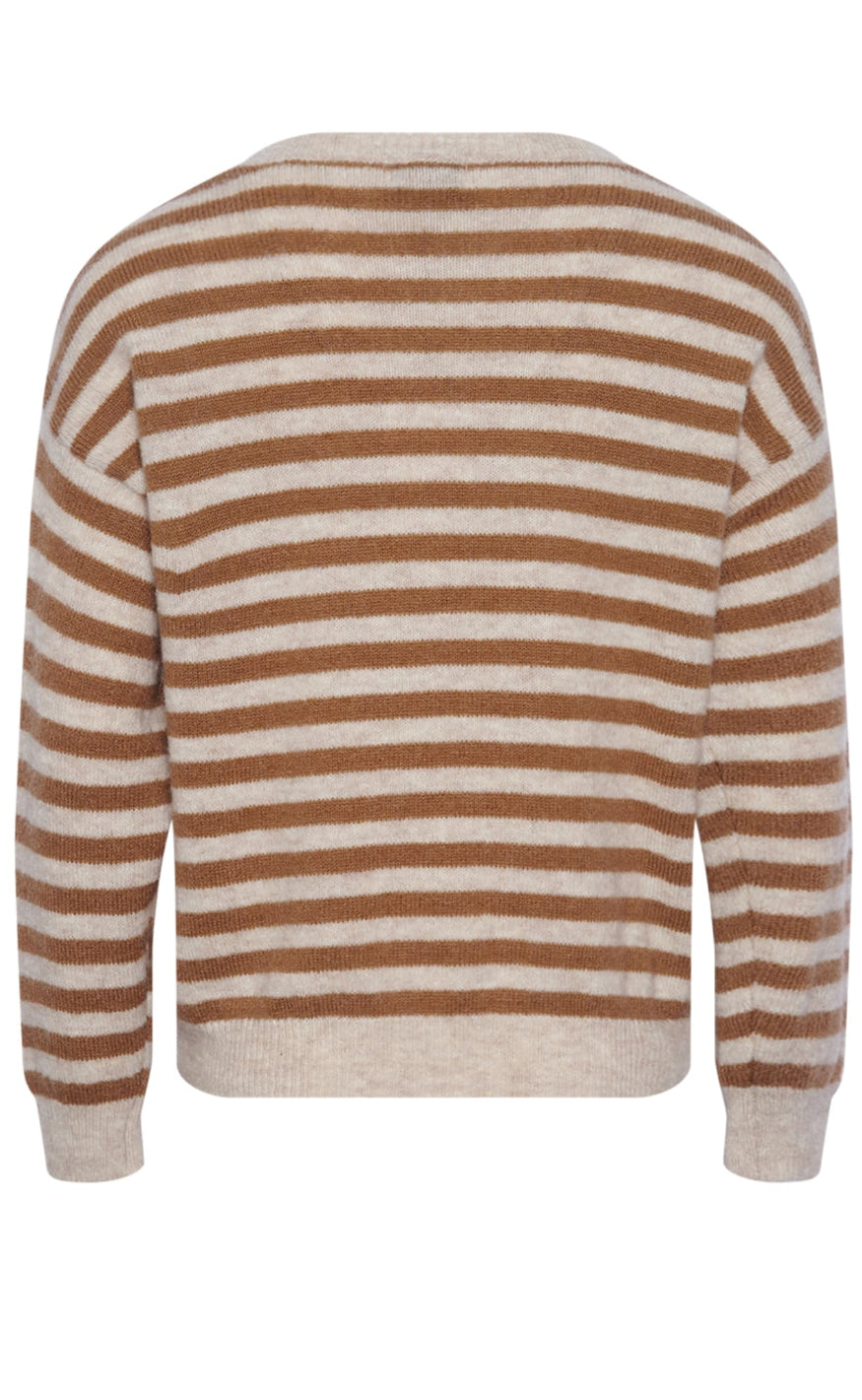Noella Genser - Juliana Knit - Grey/Brown Stripe
