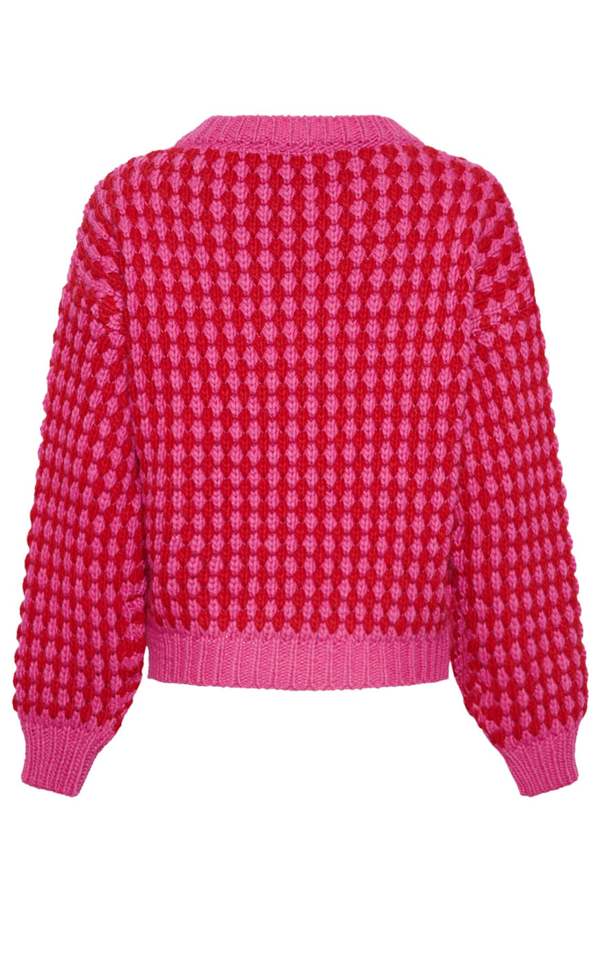 Noella Sweater - Gio - Pink Red Mix