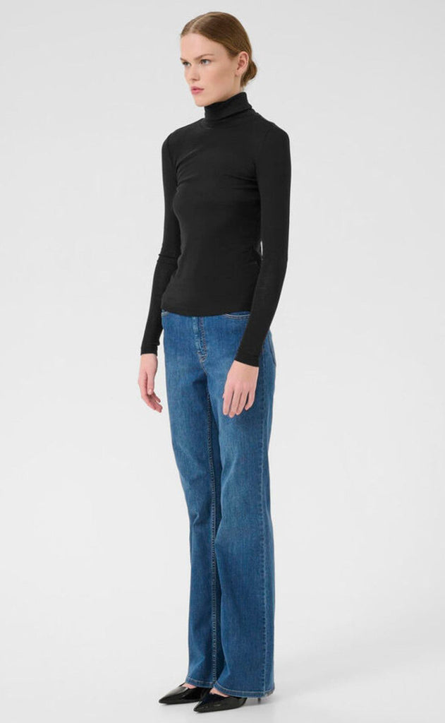 Gestuz Genser - Ninia Rollneck - Black